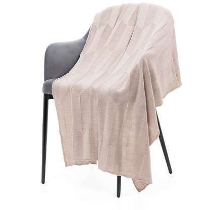 Плед Rombus, бежевый меланж 110x170 см