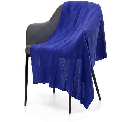 Плед Rombus, синий (василек) 110x170 см