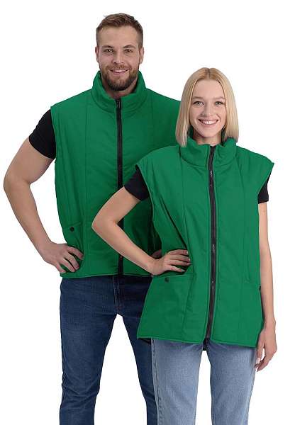 Жилет утепленный "РЕЙНИР", цвет: зеленый - Урсус