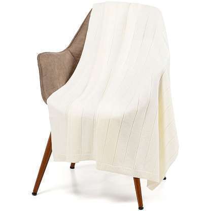 Плед Bambolay, молочно-белый 110х170 см