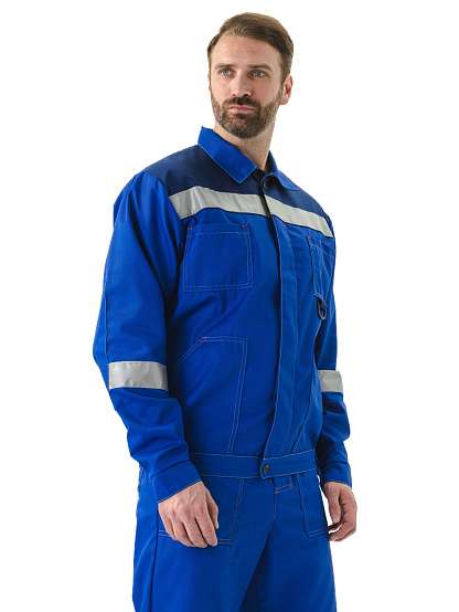 Костюм "ЛЕГИОН" куртка/полукомб. ВАСИЛЕК/Т.СИНИЙ - Урсус