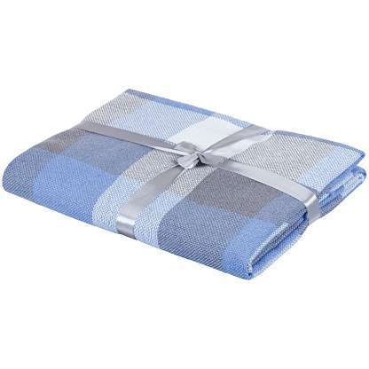 Плед London, синий 140х200 см