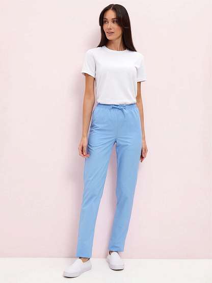 Брюки женские небесные, тк.Панацея - Урсус