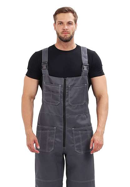 Полукомбинезон "РОЛЬФ" цвет: Т.СЕРЫЙ - Урсус