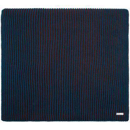 Шарф Nobilis, бирюзовый с терракотовым