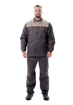Рабочий костюм серый Дамаск