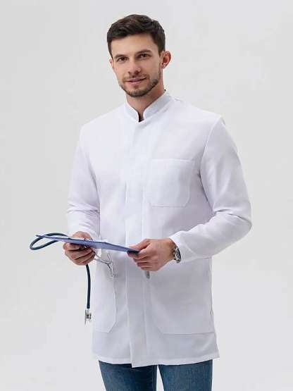 Халат мужской "Доктор" белый - Урсус