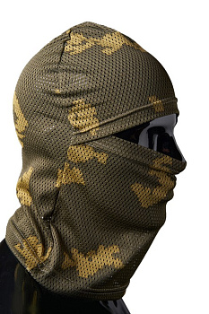 Балаклава Сетка камуфляж зелёно_жёлтый_6