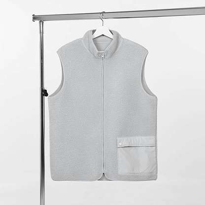 Жилет унисекс Oblako, светло-серый Жилет унисекс Oblako, светло-серый