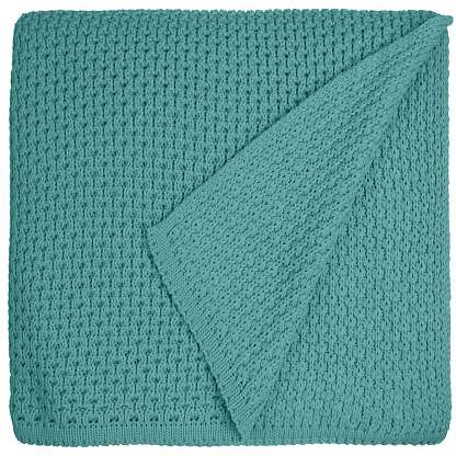 Плед Serenita, бирюзовый (тиффани) 110х170 см