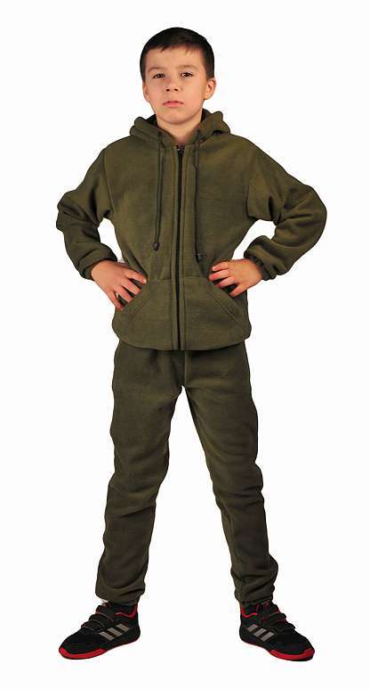 Костюм детский флисовый "ТИгР" оливковый  - Урсус