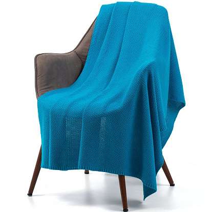 Плед Longview, бирюзовый 120х180 см