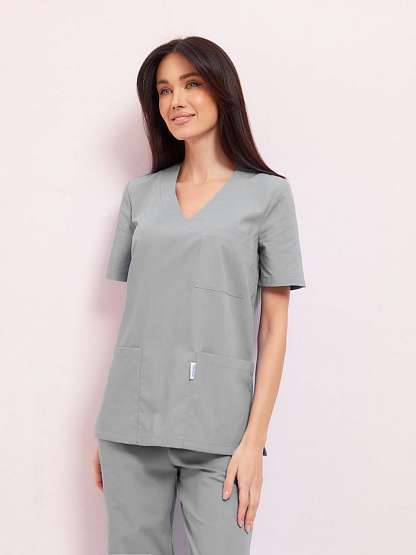 Костюм женский "Марта" серый, тк.Панацея - Урсус