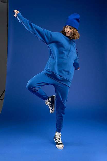 Худи унисекс H2, синее