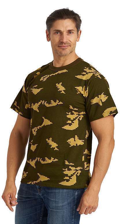 Футболка кмф "Граница" хаки - Урсус