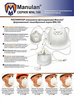 Листовка Manulan респираторы new 2