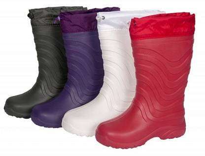 Сапоги ЭВА ОНЕГА -55С (STEP) женские, с надставкой, утепленные (вкл. чулок), цвета в ассорт. (-55°С) - Урсус