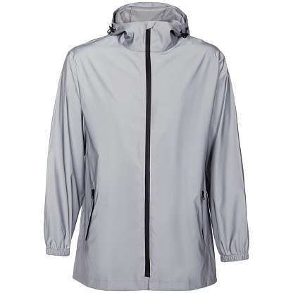 Парка Manifest из светоотражающей ткани, серая