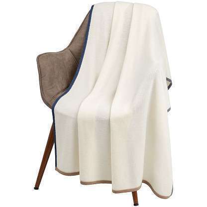 Плед Frontier, молочно-белый 105х165 см