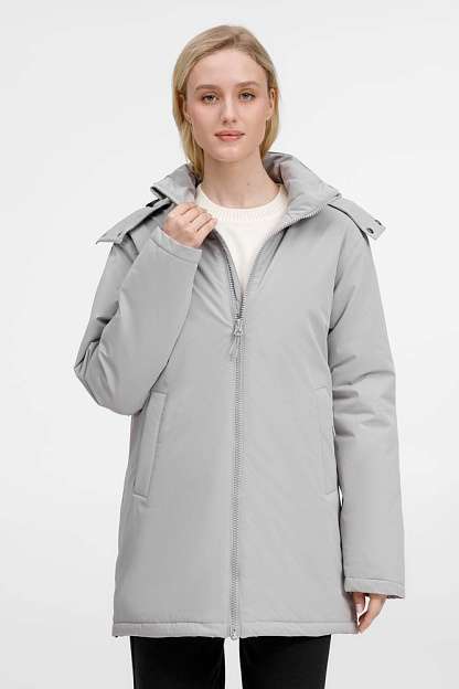 Куртка-парка унисекс Sfera, светло-серая