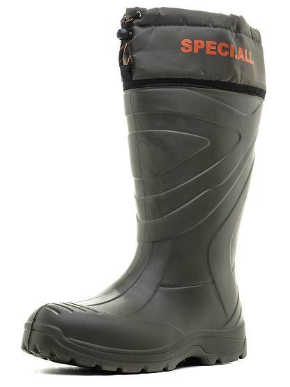 Сапоги ЭВА 915 LIGHT (SPECI.ALL) мужские, с надставкой, утепленные (вкл. чулок), олива (-15ºС)  - Урсус