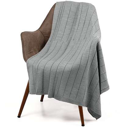 Плед Bambolay, светло-серый 110х170 см