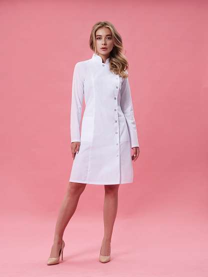 Халат женский "Алина" белый - Урсус