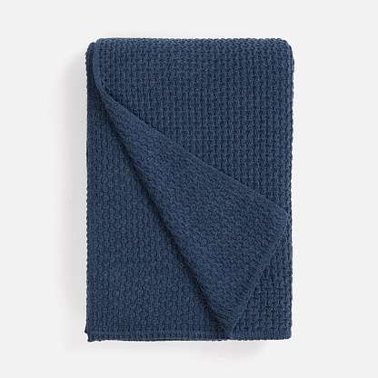 Плед Serenita, синий (джинс) 110х170 см