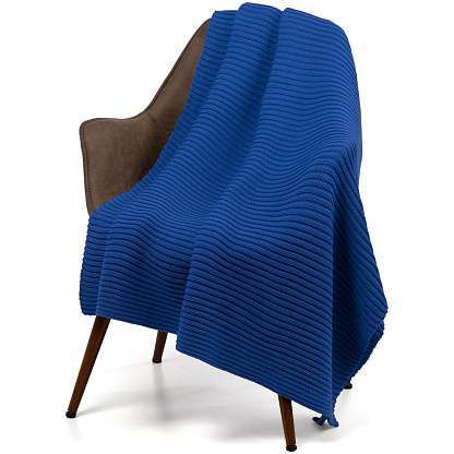 Плед Quill, синий (василек) 110x170 см