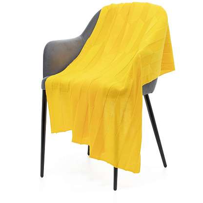 Плед Rombus, желтый 110x170 см