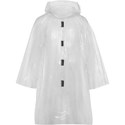 Плащ - дождевик, цвет: прозрачный белый ВВЗ-006