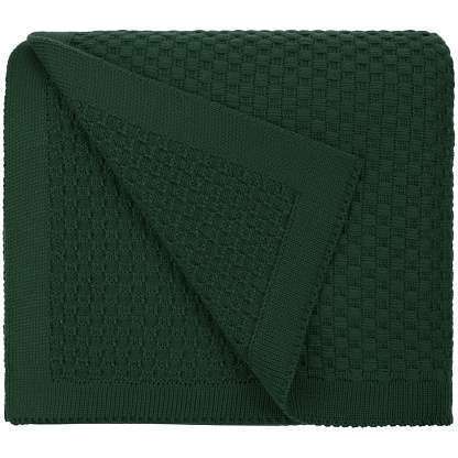 Плед Sheerness, темно-зеленый 110х160 см