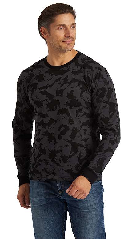 Футболка кмф с длинными рукавами "Графит" - Урсус