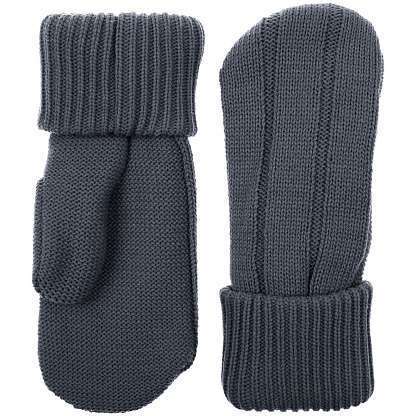 Варежки Knit Beat, серые (графит)