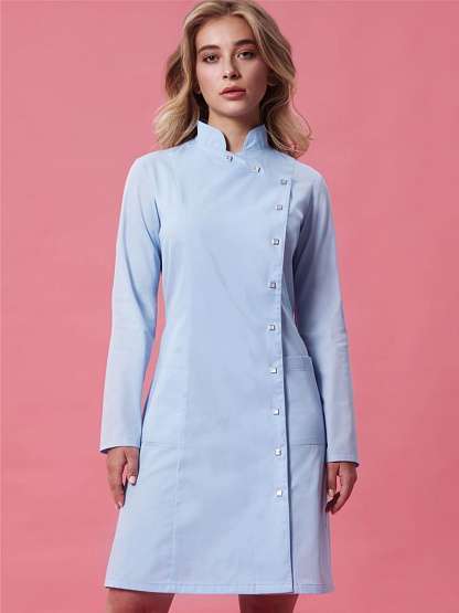 Халат женский "Алина" голубой - Урсус