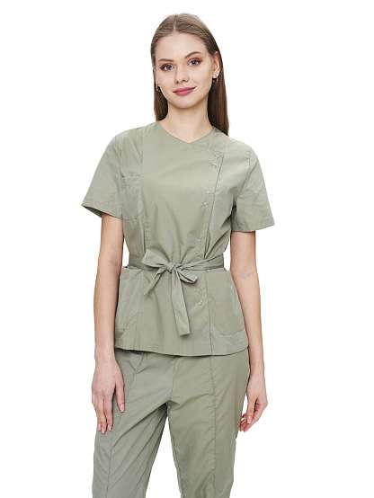 Костюм женский "Юмелия" зеленый воск АКЦИОННАЯ ЦЕНА -20% ДО 30.11.2025г. - Урсус