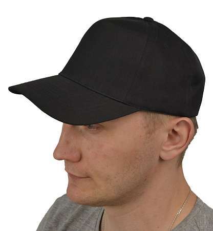 Бейсболка черная