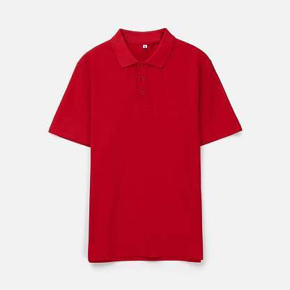 Рубашка поло унисекс Tervise, красная