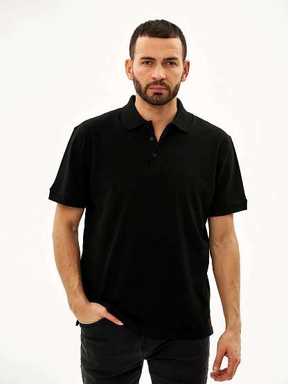 Рубашка-поло черная