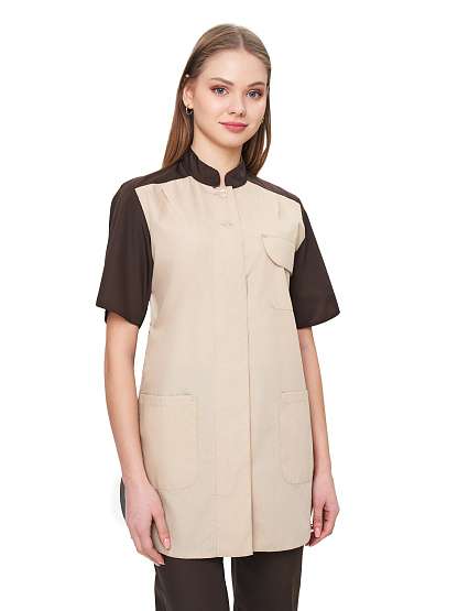 Костюм женский "Октава" шоколад / бежевый - Урсус