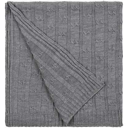 Плед Trenza, серый 110х170 см