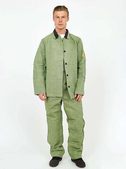 Костюм сварщика брезентовый, усиленный, ГОСТ 12.4.250-2019 (МПТ)