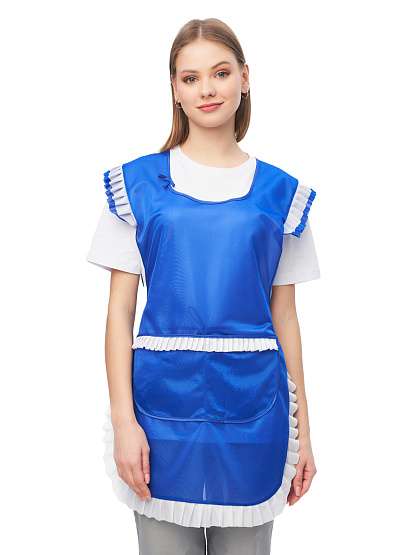 Фартук-сарафан нейлоновый васильковый - Урсус