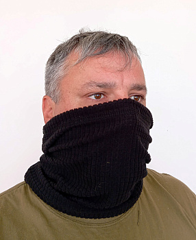 Шарф-шапка ЧЕРНЫЙ рипстоп (маска) 1