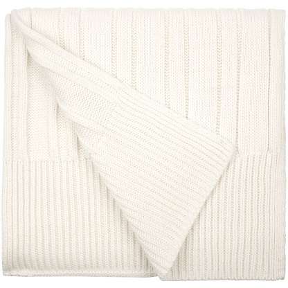Шарф Knit Beat, белый (молочный)