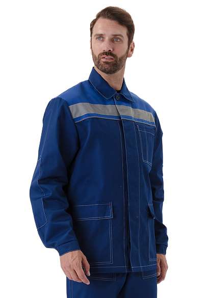 Костюм "УДАРНИК" куртка/брюки Т.СИНИЙ/ВАСИЛЁК - Урсус