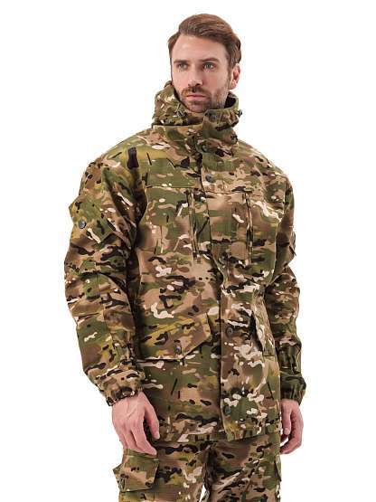 Костюм демисезонный "ГОРКА" куртка/брюки, цвет: кмф "Мультикам", ткань: Твил рип-стоп - Урсус