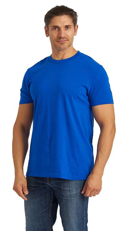 Футболка васильковая (нестандартный размер)