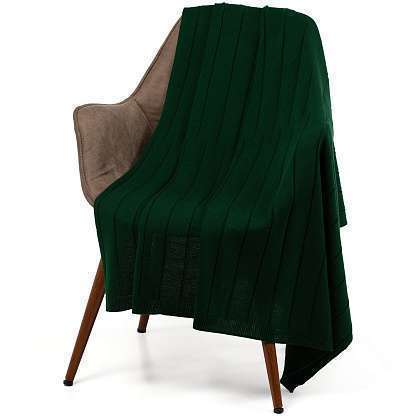 Плед Bambolay, темно-зеленый 110х170 см