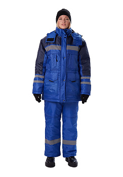Костюм зимний рабочий женский синий